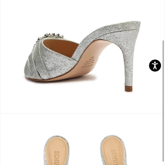 SCHUTZ silver heels - Picture 4 of 6